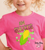 Aww Shucks Toddler Tee | Country T Shirt | Farm Shirt | Cute Toddler Shirt