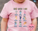 God Says I Am | Bible Verse T Shirt | Toddler Christian Shirt