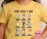 God Says I Am | Bible Verse T Shirt | Toddler Christian Shirt
