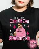 Sandler Mom T Shirt | Funny Oversized Graphic Tee | Cool Mom Gift | Retro Pop Culture Unisex Apparel | Cute Sarcastic Mother Shirt