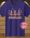 Dancing Ballerina Skeletons Shirt | Girly Halloween T-Shirt | Cute Kids Skeleton Tee | Spooky Season Toddler & Youth Fall Shirt