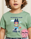 This Episode is Called First Day of School | Unisex Blue Dog Shirt | Back To School Tee | Cartoon T Shirt | 1st Day of School