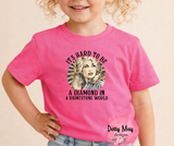 Hard to be a Diamond in a Rhinestone World- Dolly YOUTH Shirt