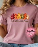 Fall Is My Favorite Color Shirt | Autumn Leaf T-Shirt | Cozy Fall Aesthetic Tee | Thanksgiving Graphic T Shirt | Harvest Season Shirt
