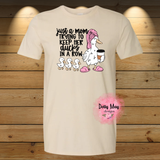 Ducks in a Row Mom Shirt, Funny Mama Graphic Tee, Mother's Day Gift T-Shirt, Sarcastic Mom Humor Shirt