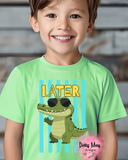 Later Gator Toddler T Shirt | Funny Kids Shirt | Alligator Tee