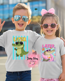 Later Gator Toddler T Shirt | Funny Kids Shirt | Alligator Tee