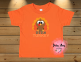 Little Turkey Toddler Shirt | Thanksgiving Toddler Tee | Cute Fall Gobble Shirt | Unisex Kids Holiday T-Shirt
