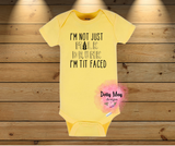 "I'm Not Milk Drunk I'm Tit Faced" Baby Bodysuit | Funny Newborn Onesie | Cute Breastfed Baby Shower Gift | Funny Infant Graphic Tee