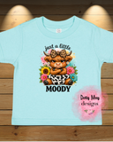 Moody Toddler T Shirt | Highland Cow Shirt | Funny Toddler Tee