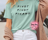 Pivot Shirt | Funny 90s TV Show Graphic Tee | Pivot Couch Unisex T-Shirt | Trendy Pop Culture Shirt