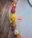 Bear Pooh Chunky Children's Necklace