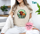 Pray Till The Cows Come Home Shirt | Christian Highland Cow Graphic Tee | Country Faith Unisex T-Shirt