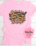 Raised on Dolly Cassette Tape Shirt, Country Music T-Shirt, Vintage Country Singer Tee, Dolly Fan Gift Shirt, Classic Country Song Tracklist Top
