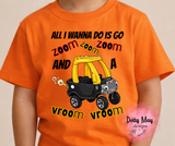 Zoom Zoom Vroom Vroom Cozy Coupe Toddler T Shirt